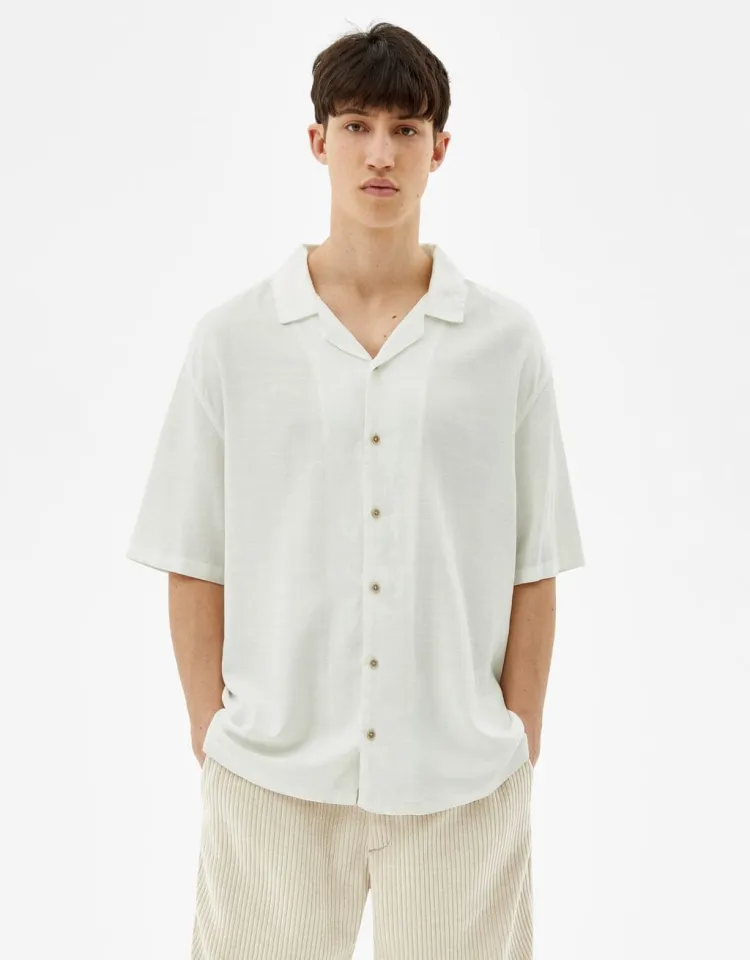 Kurzärmeliges Hemd im Relaxed Fit